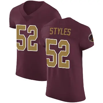 ＃52 Men's Sonny Styles Elite Washington Commanders Burgundy Alternate Vapor Untouchable Jersey