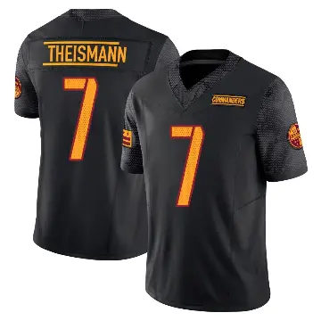 ＃7 Men's Joe Theismann Black Limited Washington Commanders Vapor F.U.S.E. Jersey