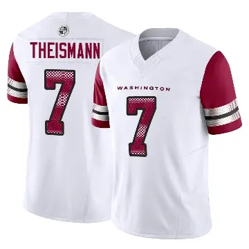 ＃7 Men's Joe Theismann White Limited Washington Commanders Vapor F.U.S.E. Jersey