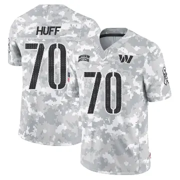 ＃70 Men's Sam Huff Arctic Camo Limited Washington Commanders 2024 Salute to Service Jersey