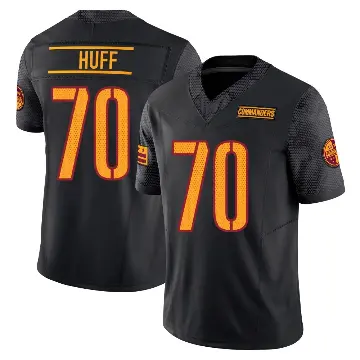 ＃70 Youth Sam Huff Black Limited Washington Commanders Vapor F.U.S.E. Jersey