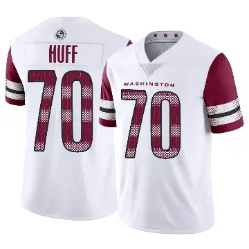 ＃70 Youth Sam Huff White Limited Washington Commanders Vapor Jersey