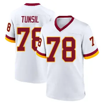 ＃78 Men's Laremy Tunsil White Game Washington Commanders Jersey