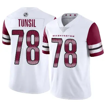 ＃78 Youth Laremy Tunsil White Limited Washington Commanders Vapor Jersey